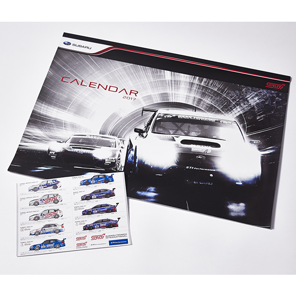 17 モータースポーツウォールカレンダー Sti Subaruオンラインショップ