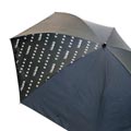 晴雨兼用 軽量折りたたみ傘（ブラック／エンジン柄）